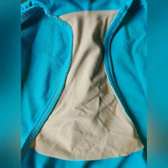 COPY - Lands' End 12 DD-Cup SlenderSuit One-Piece Swimsuit Tummy Control Turquoi - Picture 5 of 5